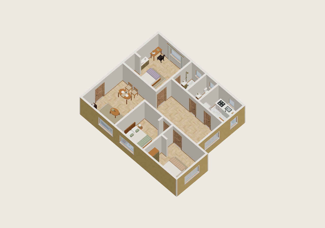 Toda la vivienda · Con muebles