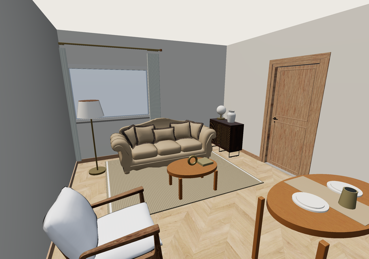 Room 5 (furnished) · Con muebles