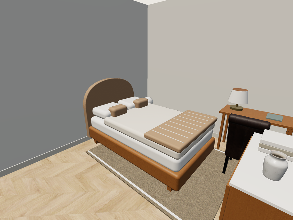 Room 1 (furnished) · Con muebles