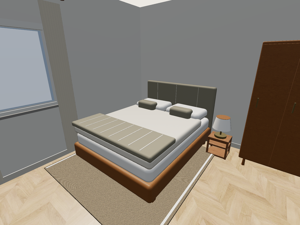 Room 3 (furnished) · Con muebles