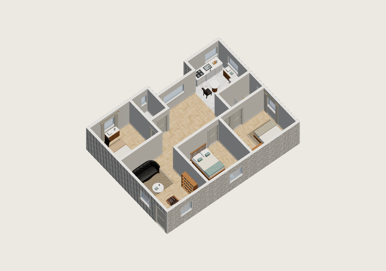 Toda la vivienda · Con muebles