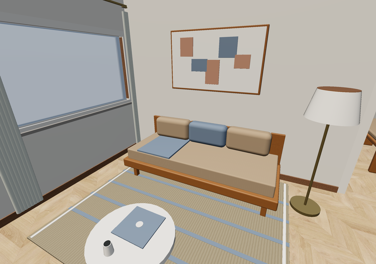 Room 2 (furnished) · Con muebles