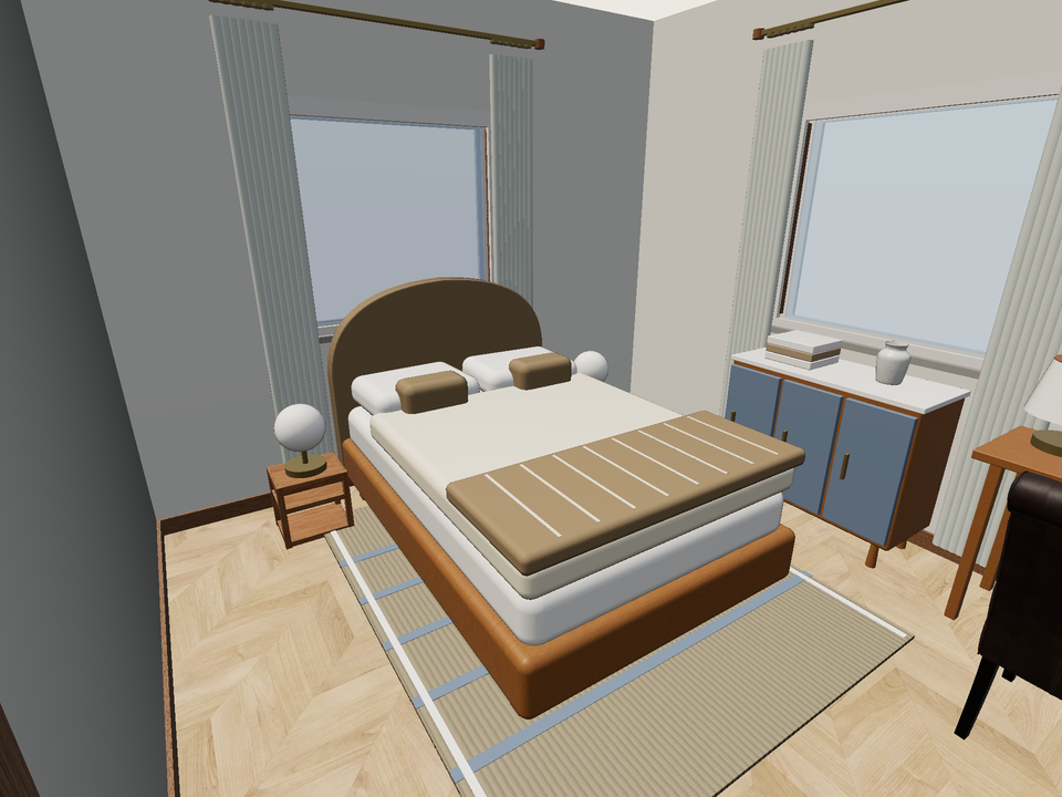 Room 1 (furnished) · Con muebles