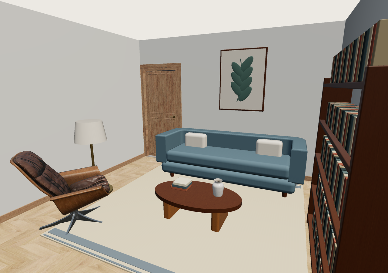 Room 2 (furnished) · Con muebles