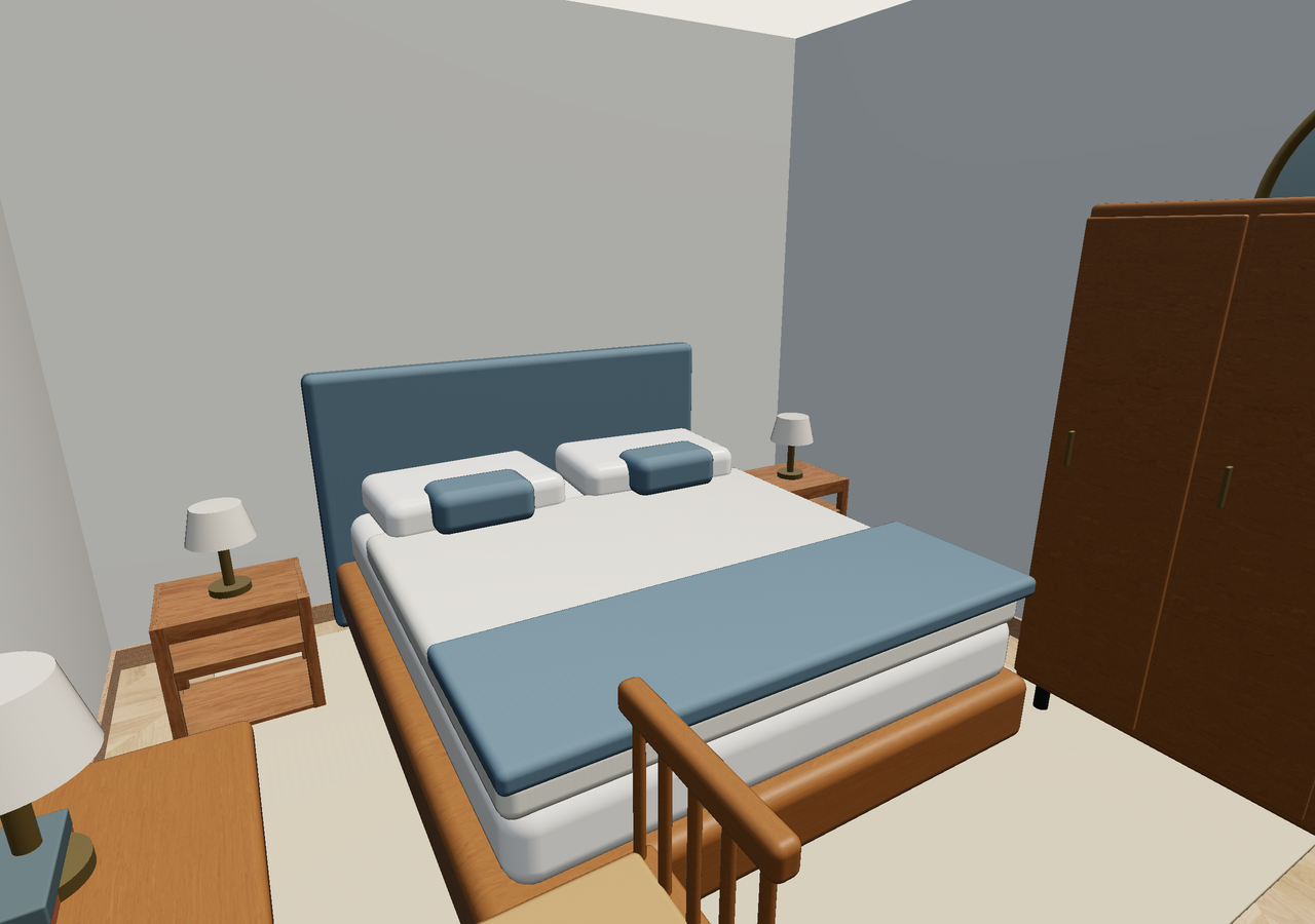 Room 3 (furnished) · Con muebles