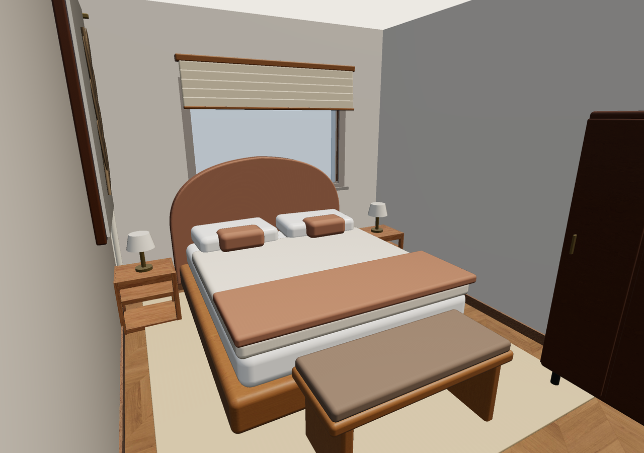 Room 2 (furnished) · Con muebles