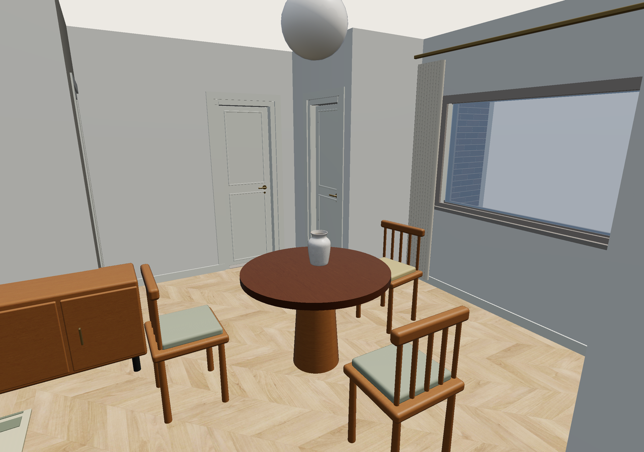 Room 2 (furnished) · Con muebles
