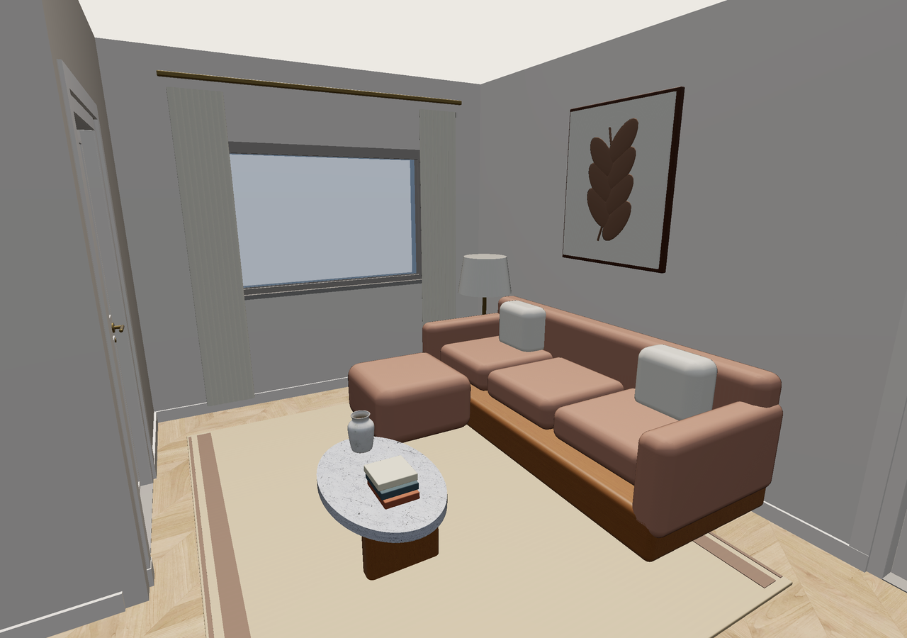 Room 3 (furnished) · Con muebles