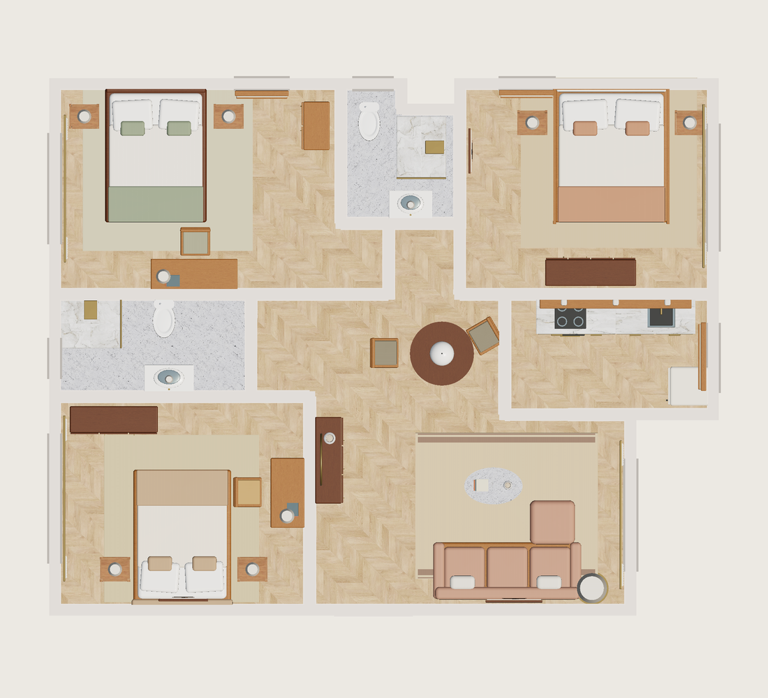 Plano · Con muebles