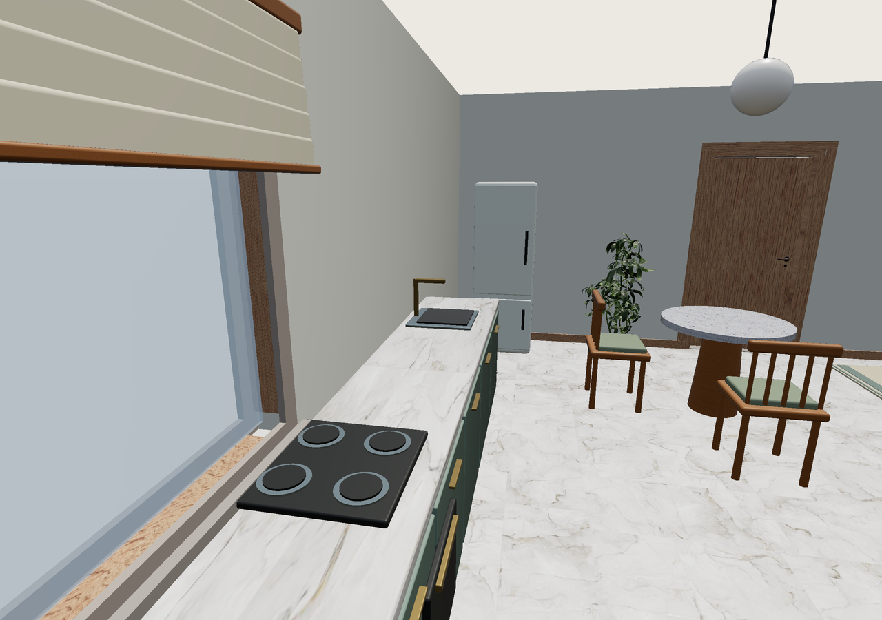 Room 1 (furnished) · Con muebles