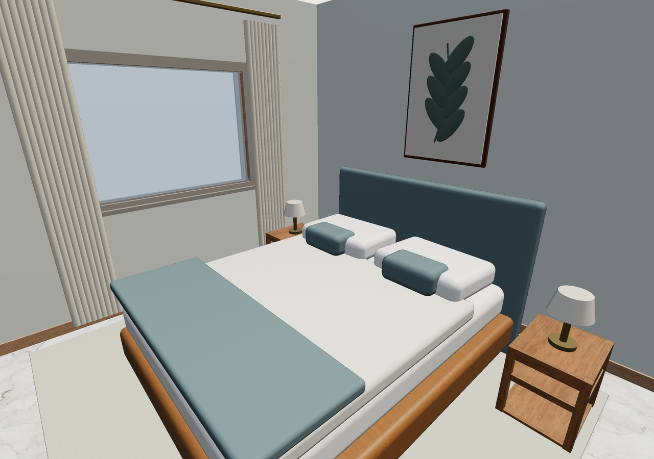 Room 3 (furnished) · Con muebles
