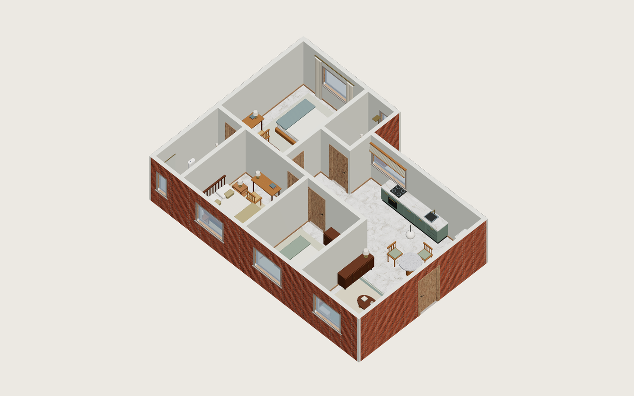 Toda la vivienda · Con muebles