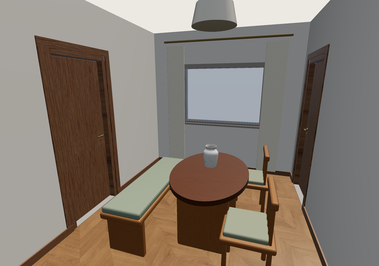 Room 1 (furnished) · Con muebles