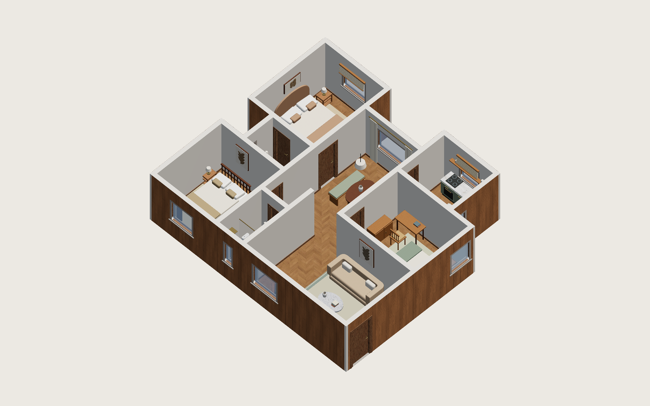 Toda la vivienda · Con muebles