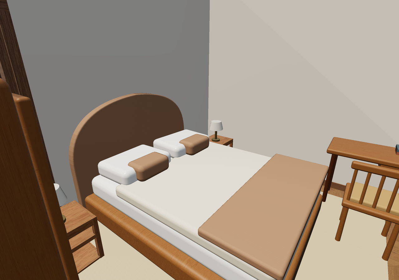 Room 1 (furnished) · Con muebles