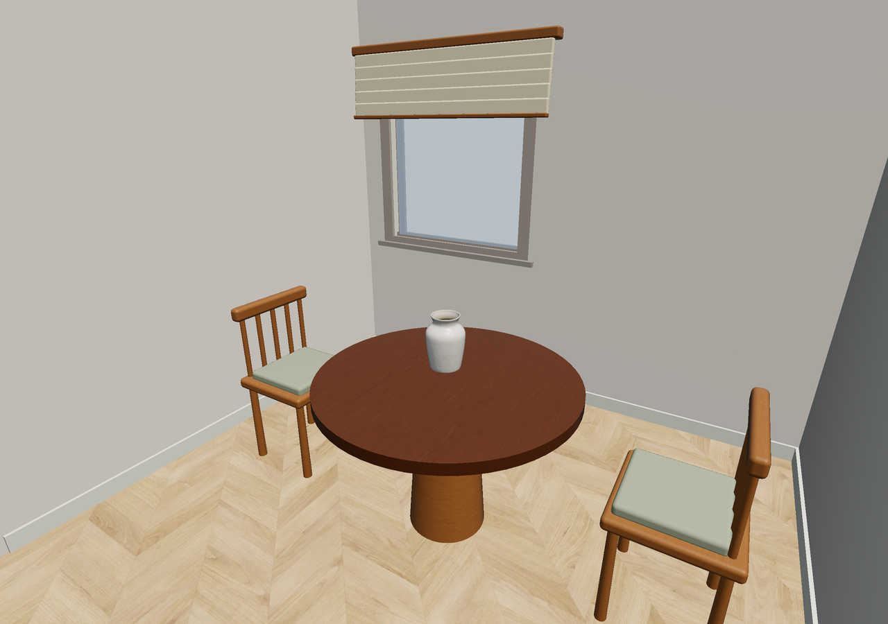 Room 1 (furnished) · Con muebles