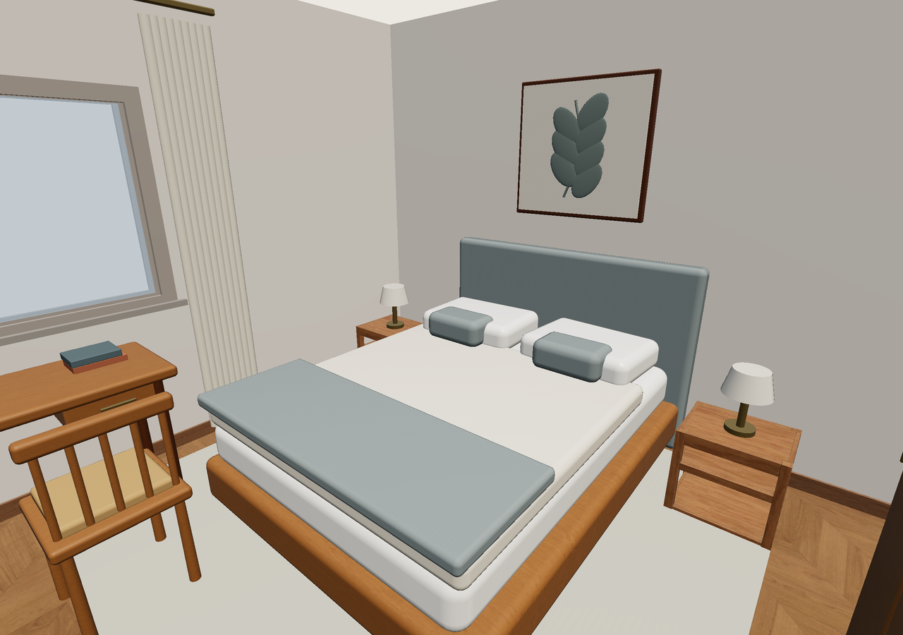 Room 3 (furnished) · Con muebles