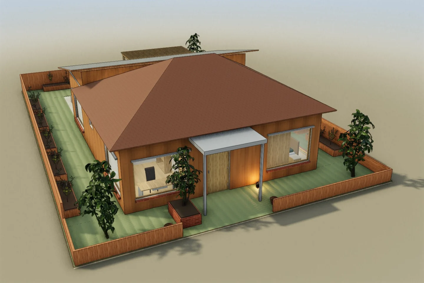The Garden Room: the 3D model you can open and edit.