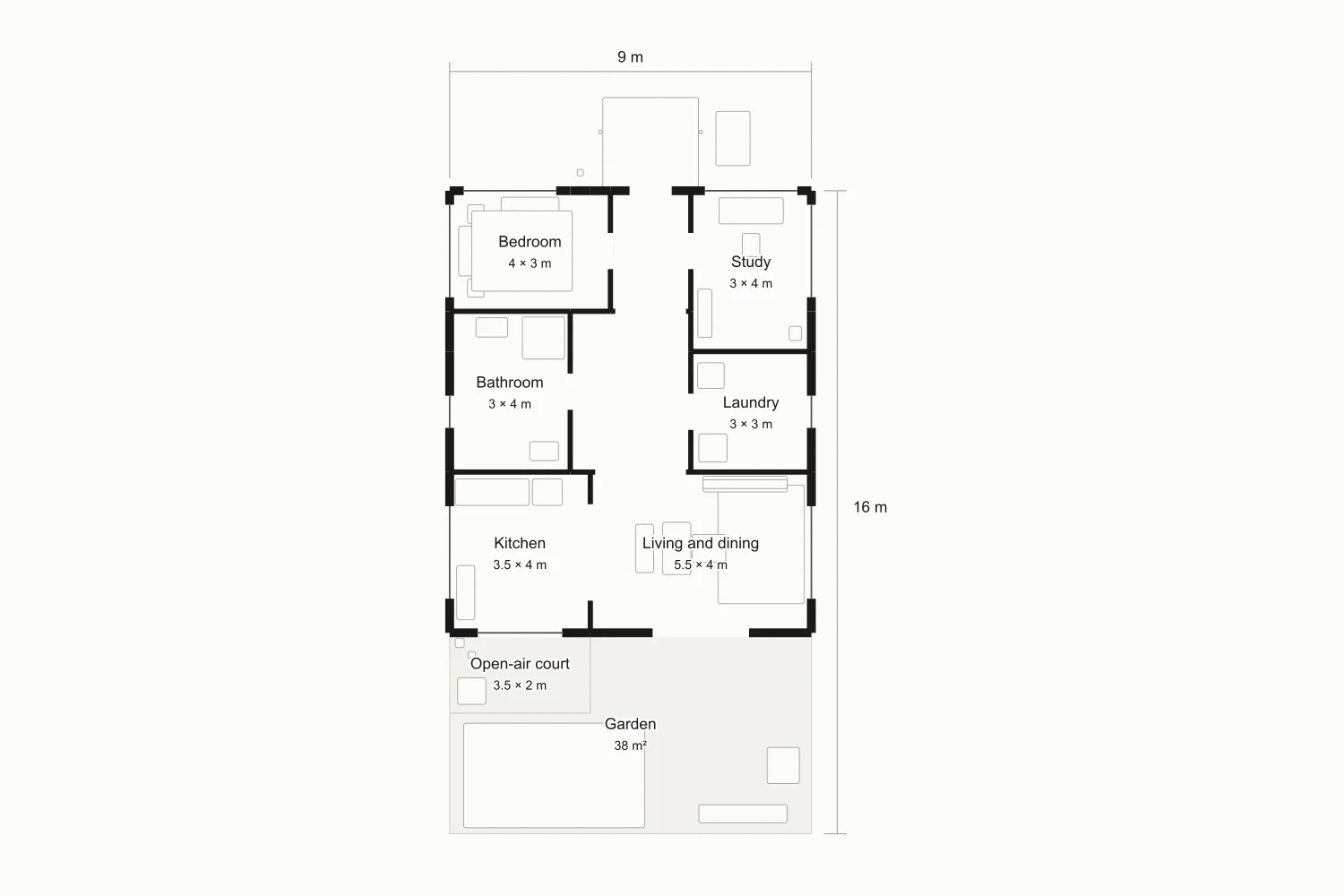 The Garden Room · Original · plan