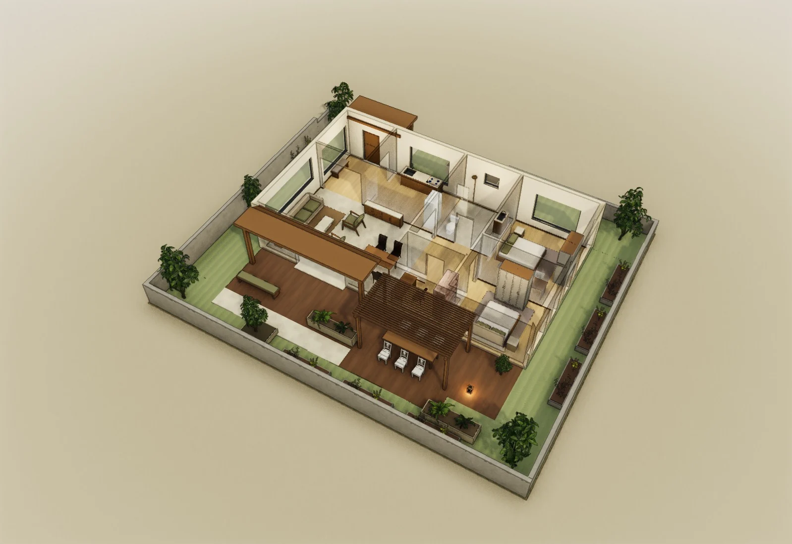 Life on the Veranda · Original model