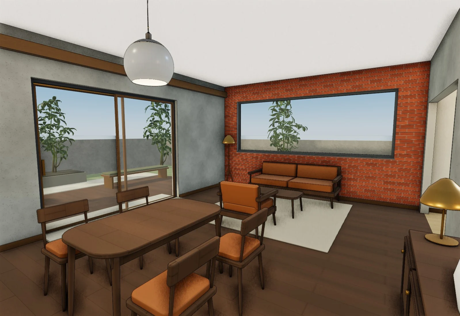 Life on the Veranda · Proposed scheme A · 3D model
