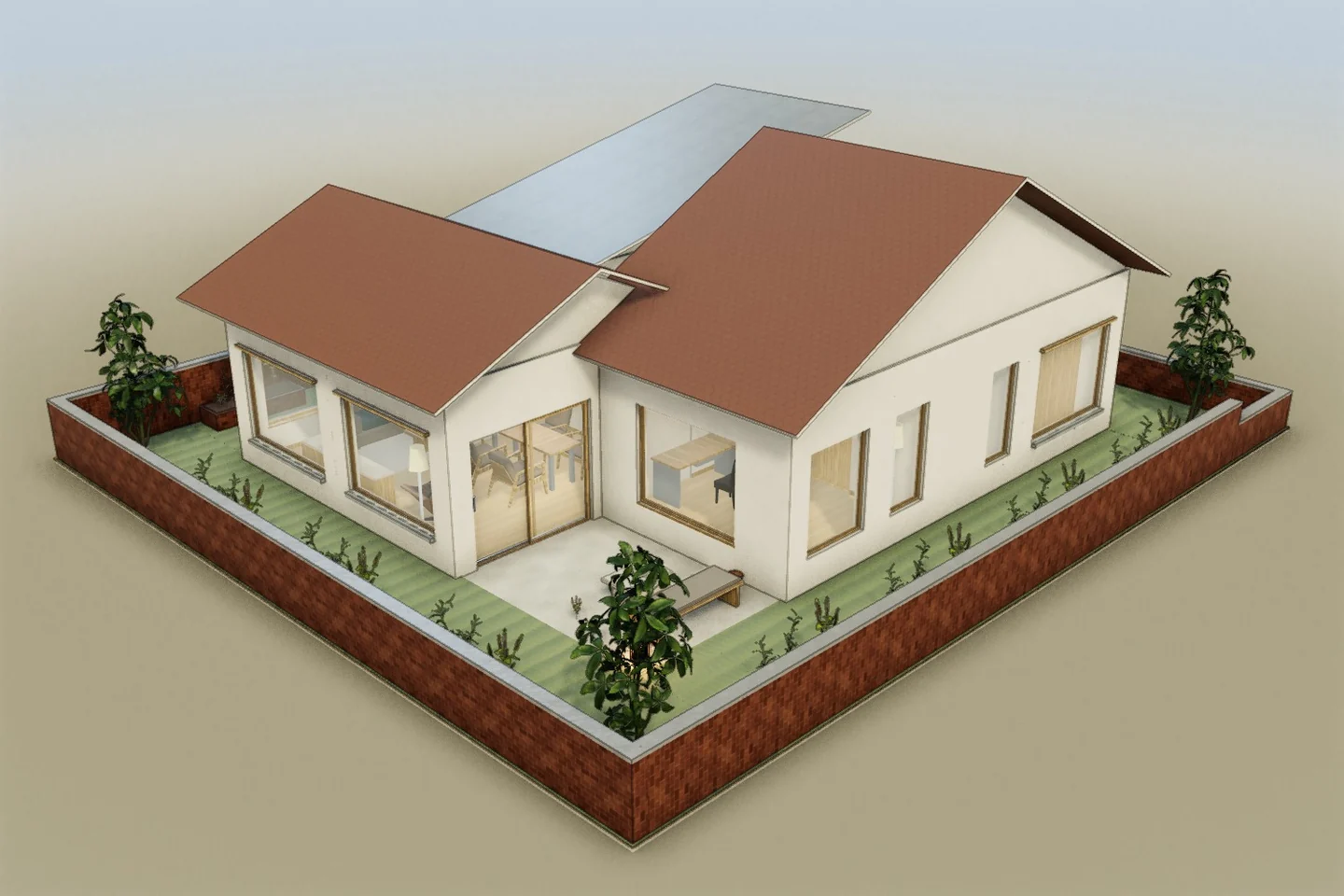 The Sheltered Garden: the 3D model you can open and edit.