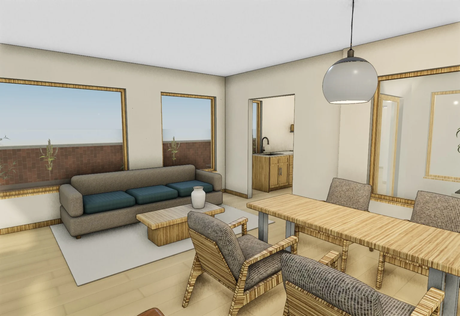 The Sheltered Garden · Original · 3D model