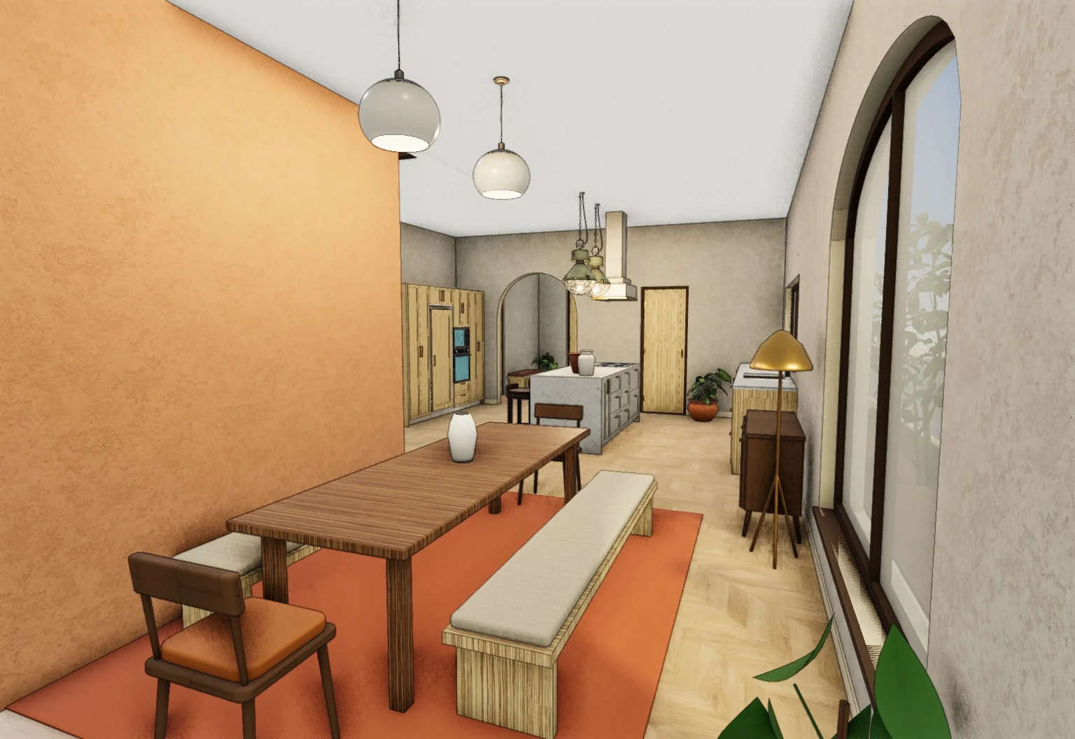 Duplex · Proposal A · 3D model