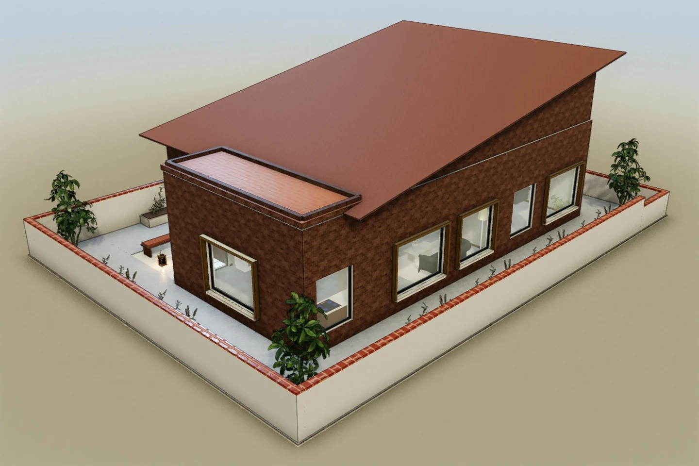 The Workshop Home: the 3D model you can open and edit.