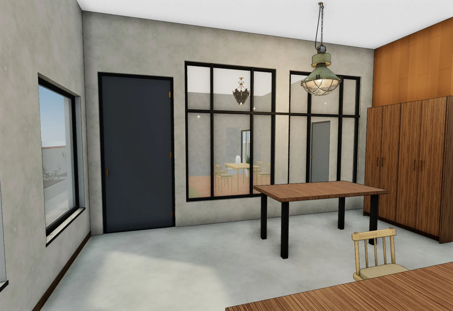 The Workshop Home · Proposed scheme A · 3D model