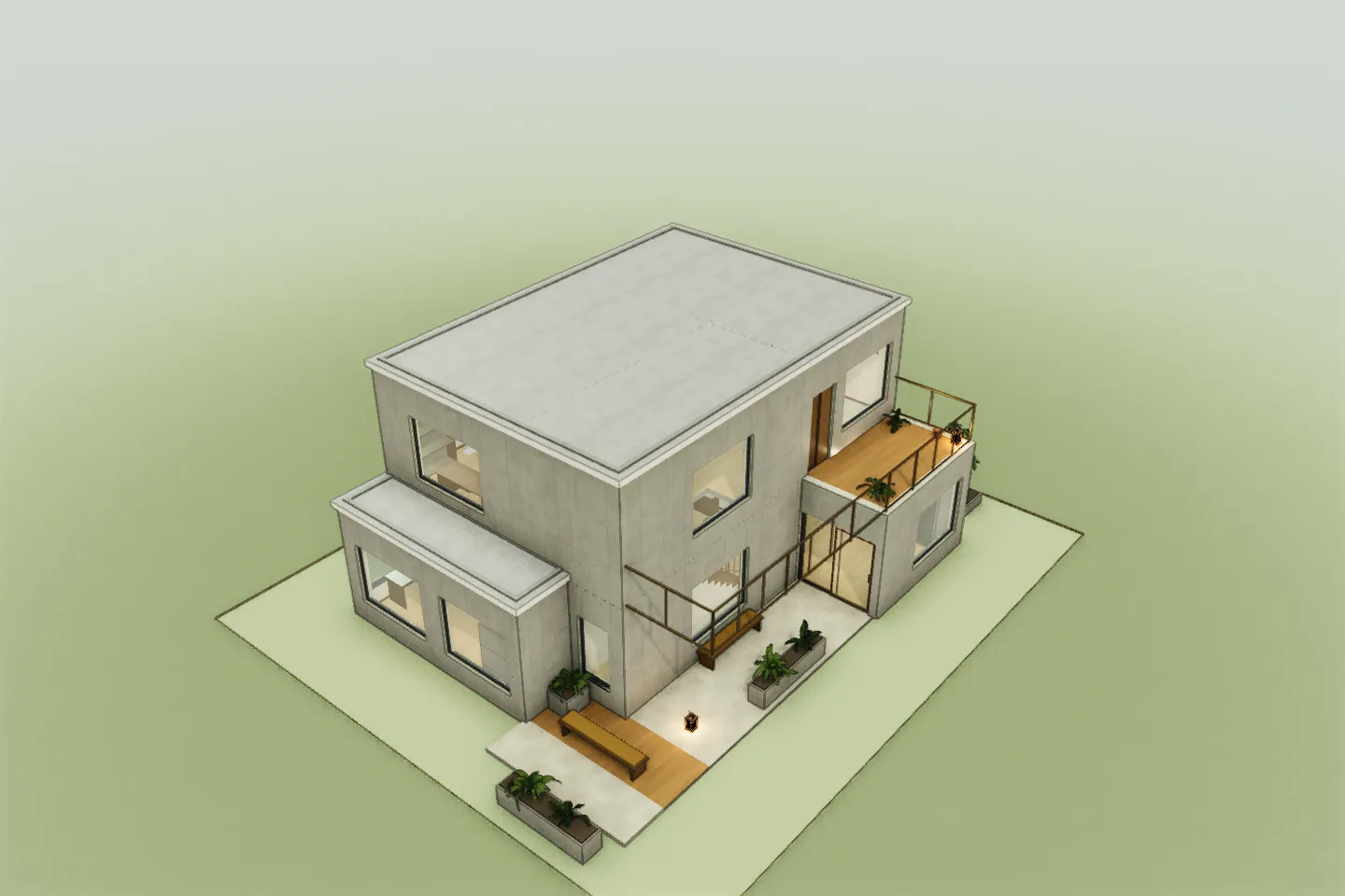 3D model capture of The Garden Duplex