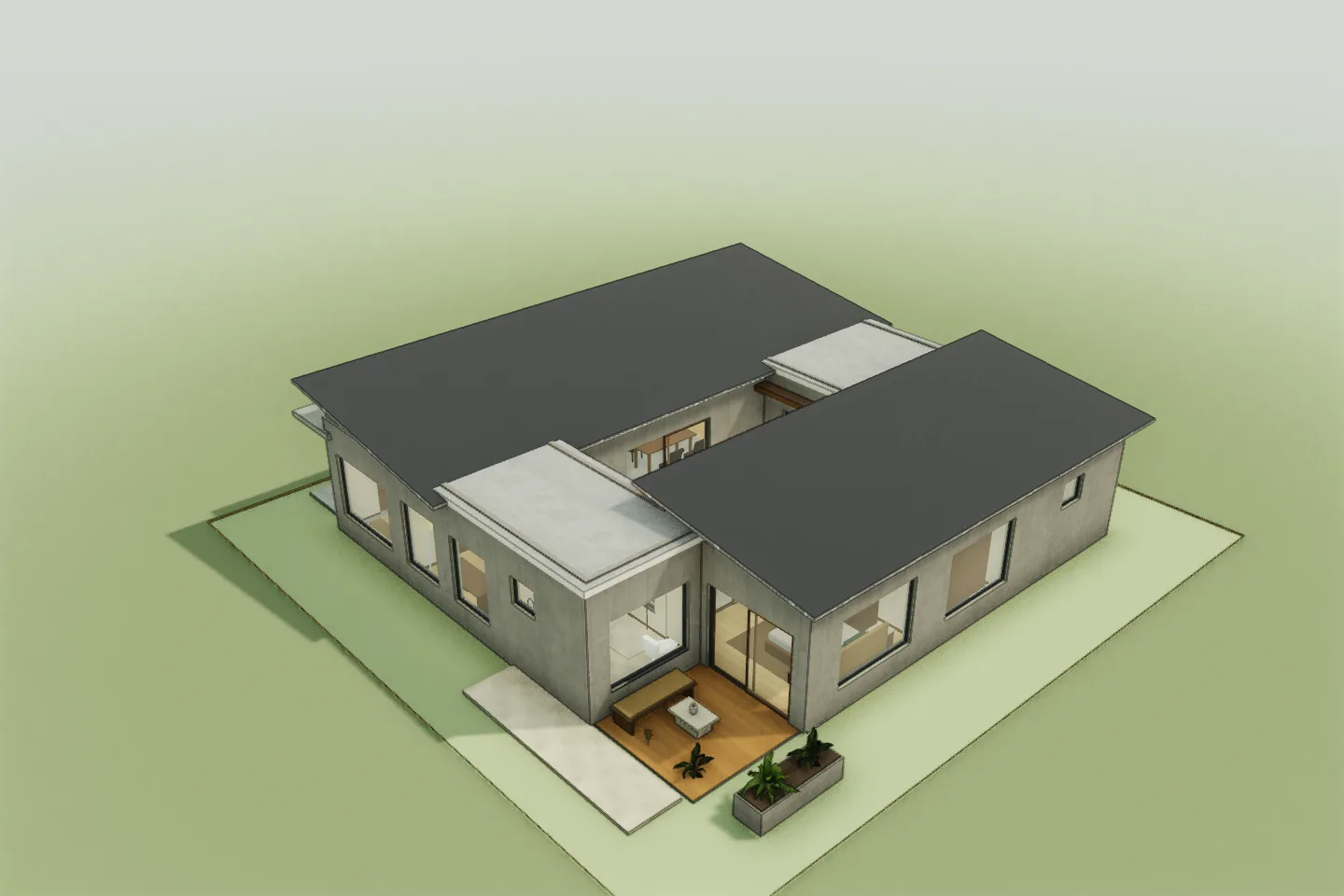 3D model capture of Three Garden Bars