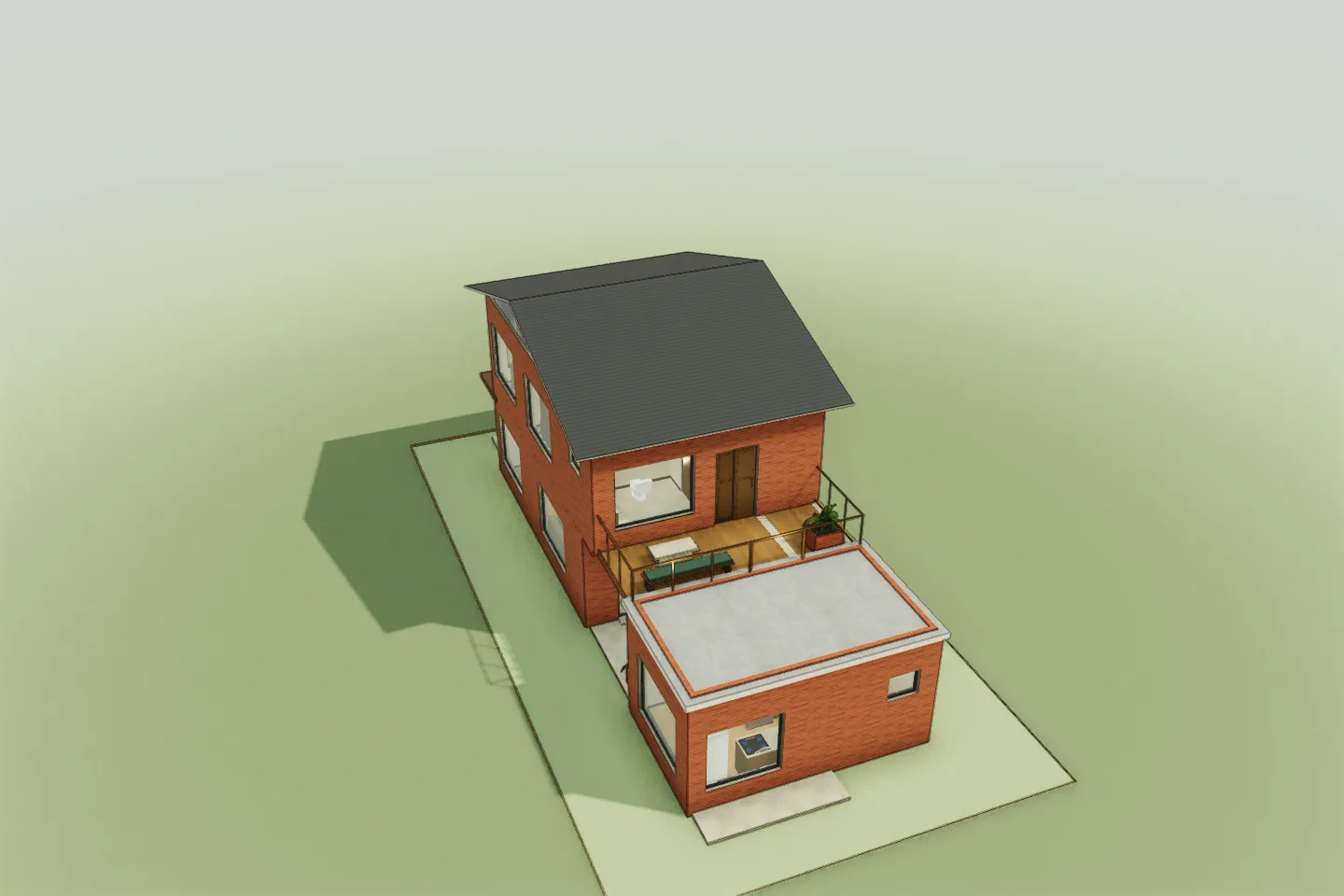 3D model capture of The Brick Court