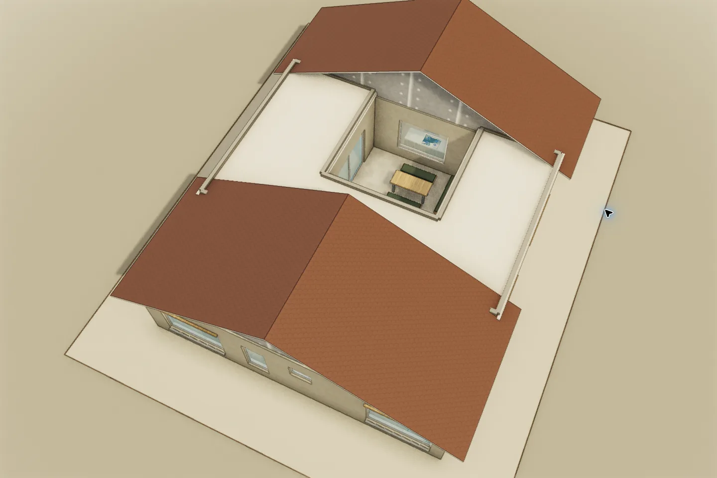 3D model capture of Two Wings, One Garden