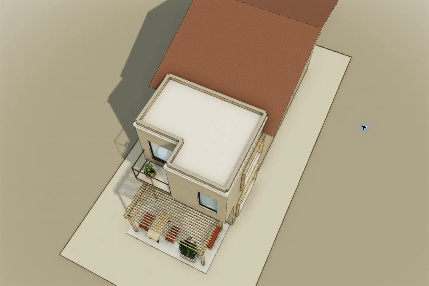 3D model capture of Two Floors to the Court