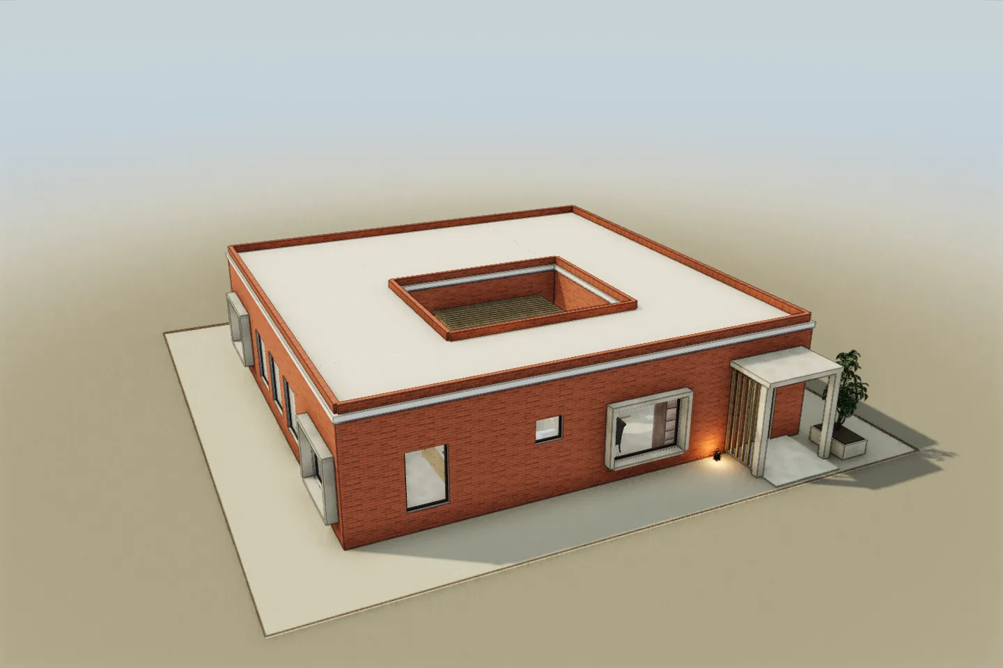 3D model capture of The Deep Veranda Court